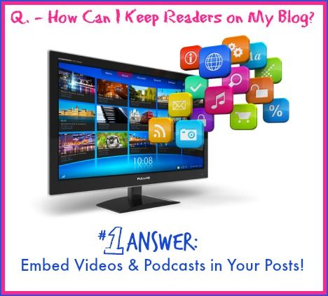 Embed Multimedia in blog posts